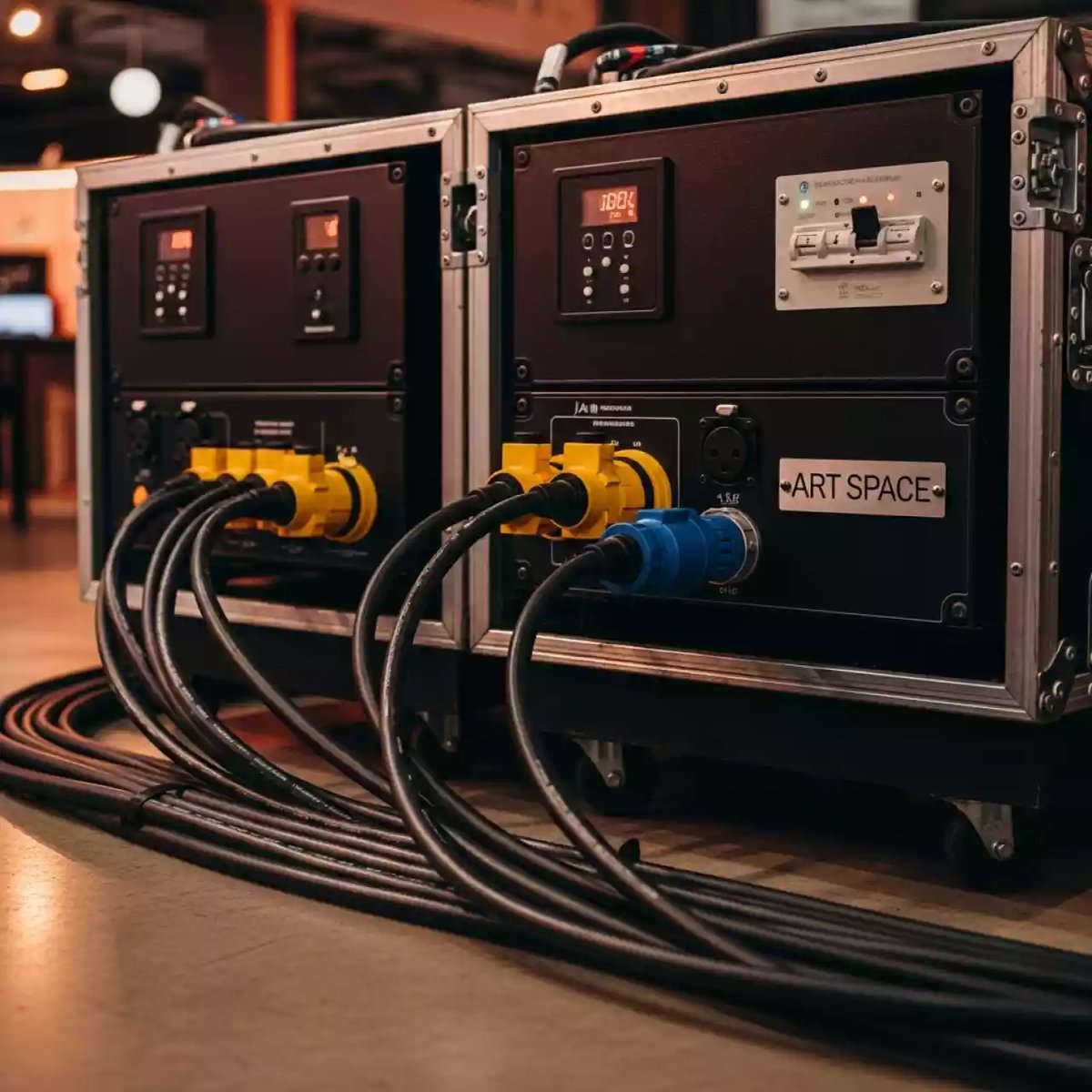 Аренда Распределение питания 380 220 В для шатра в Red Arena — ART SPACE