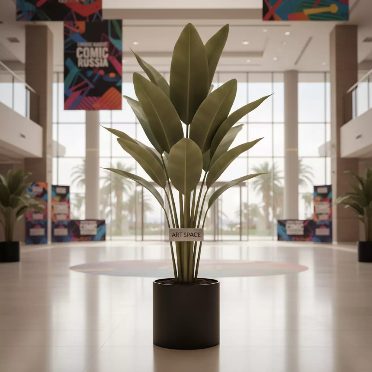 Аренда Растение искусственное Гелиос в Bridge Resort — ART SPACE