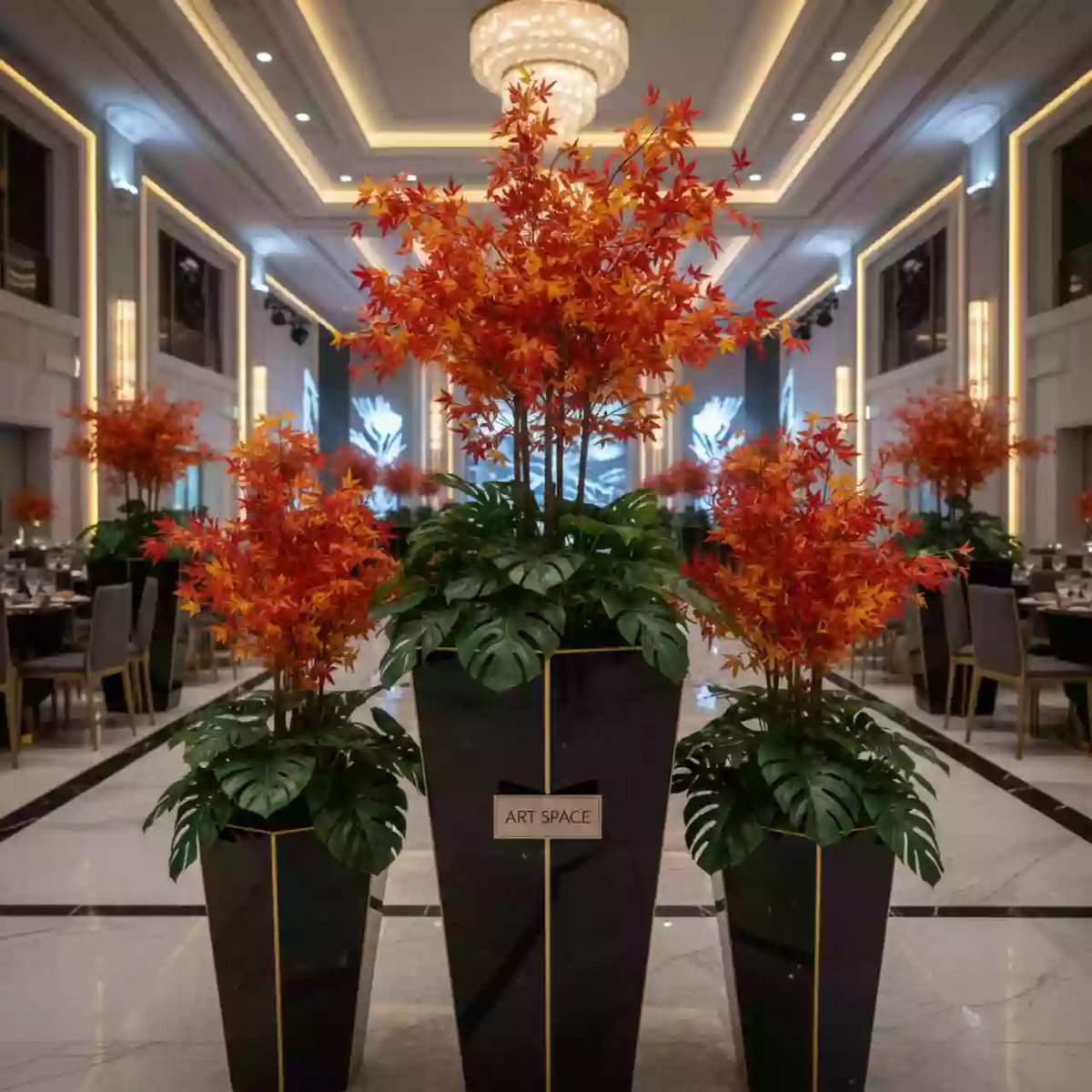 Аренда Растения искусственные и кашпо в Mantera Supreme — ART SPACE