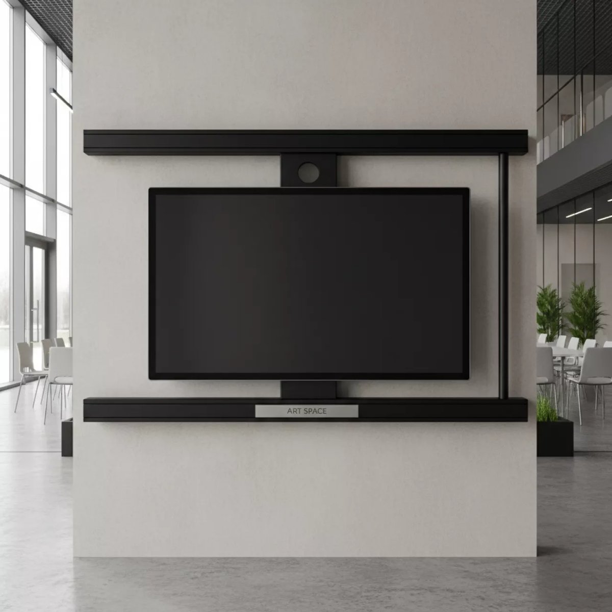 Аренда Рельсовая система для интерактивной панели и доски черная Базис 3000х1200 1500х1200х90 мм в Delta Sirius — ART SPACE