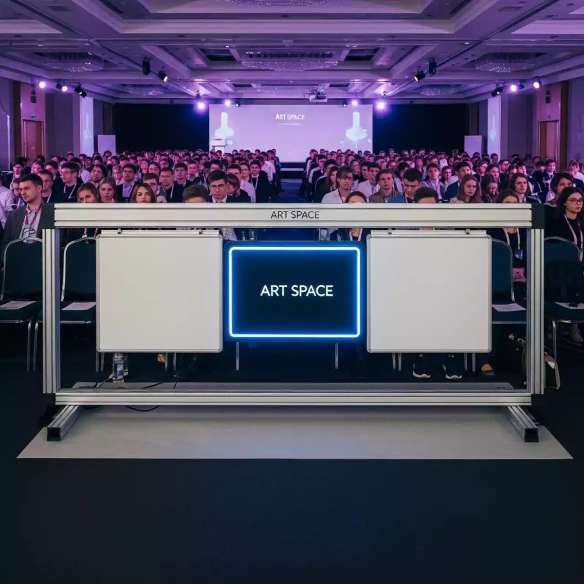 Аренда Рельсовая система для интерактивной панели и доски комбинированная Алма Базис 4000х1500 2000х1500х90 мм в Imeretinskiy Hotel — ART SPACE