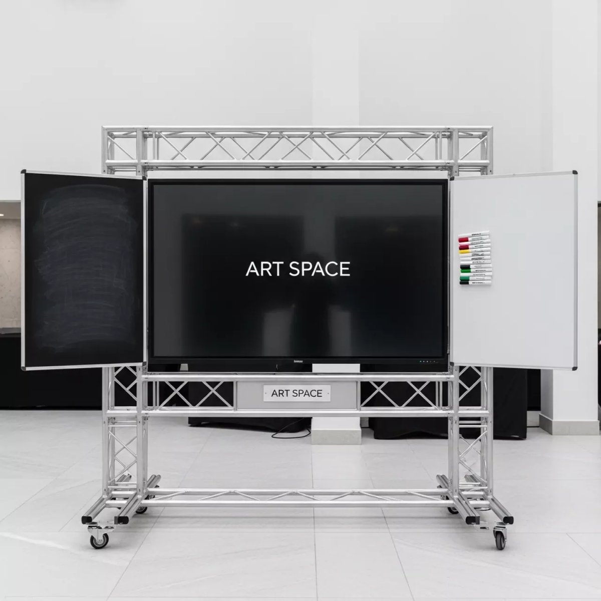 Аренда Рельсовая система PolyGlide Slide МОНО 2 для ЖК ИД 65 75" КР 170 маркер мел в Golden Tulip Rosa Khutor — ART SPACE