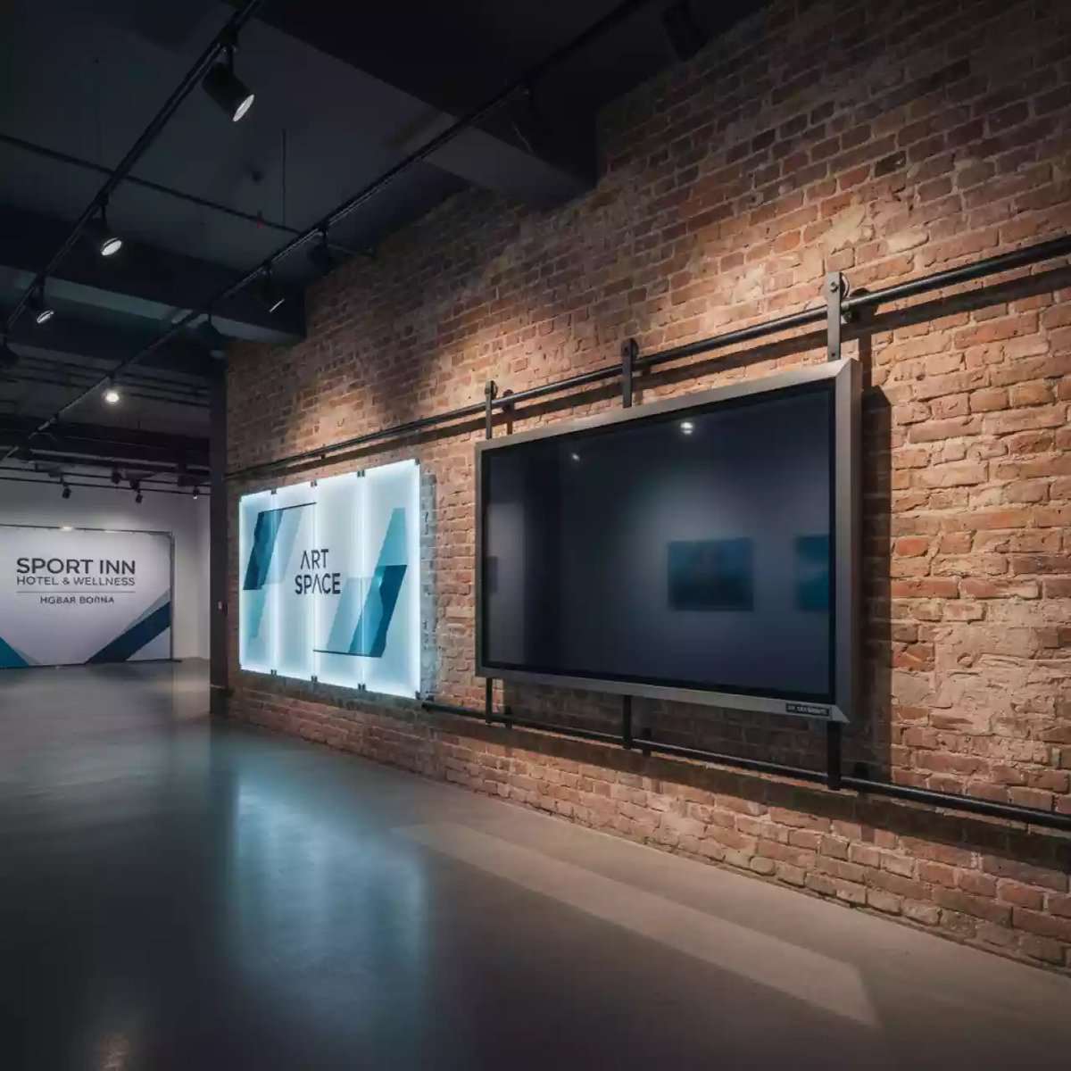 Аренда Рельсовая система с интерактивной панелью AnTouch ANTPBoard 75 20i 75 в Sport Inn Hotel & Wellness — ART SPACE