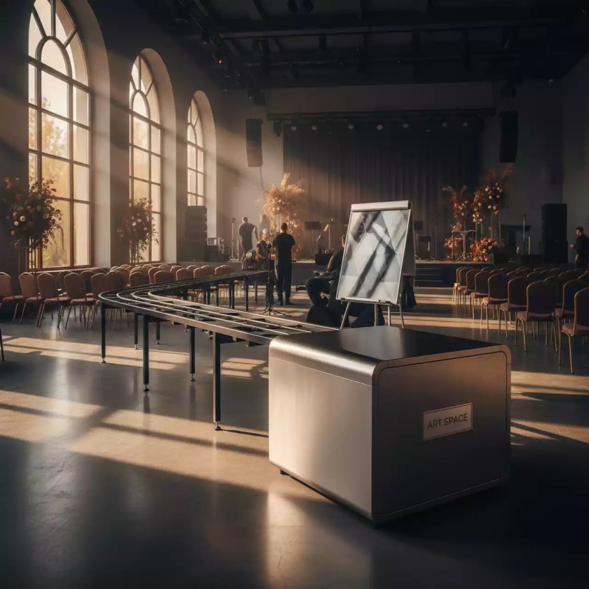 Аренда Рельсовый маркерный комплект Skilo с интерактивной доской в санатории «Октябрьский» — ART SPACE