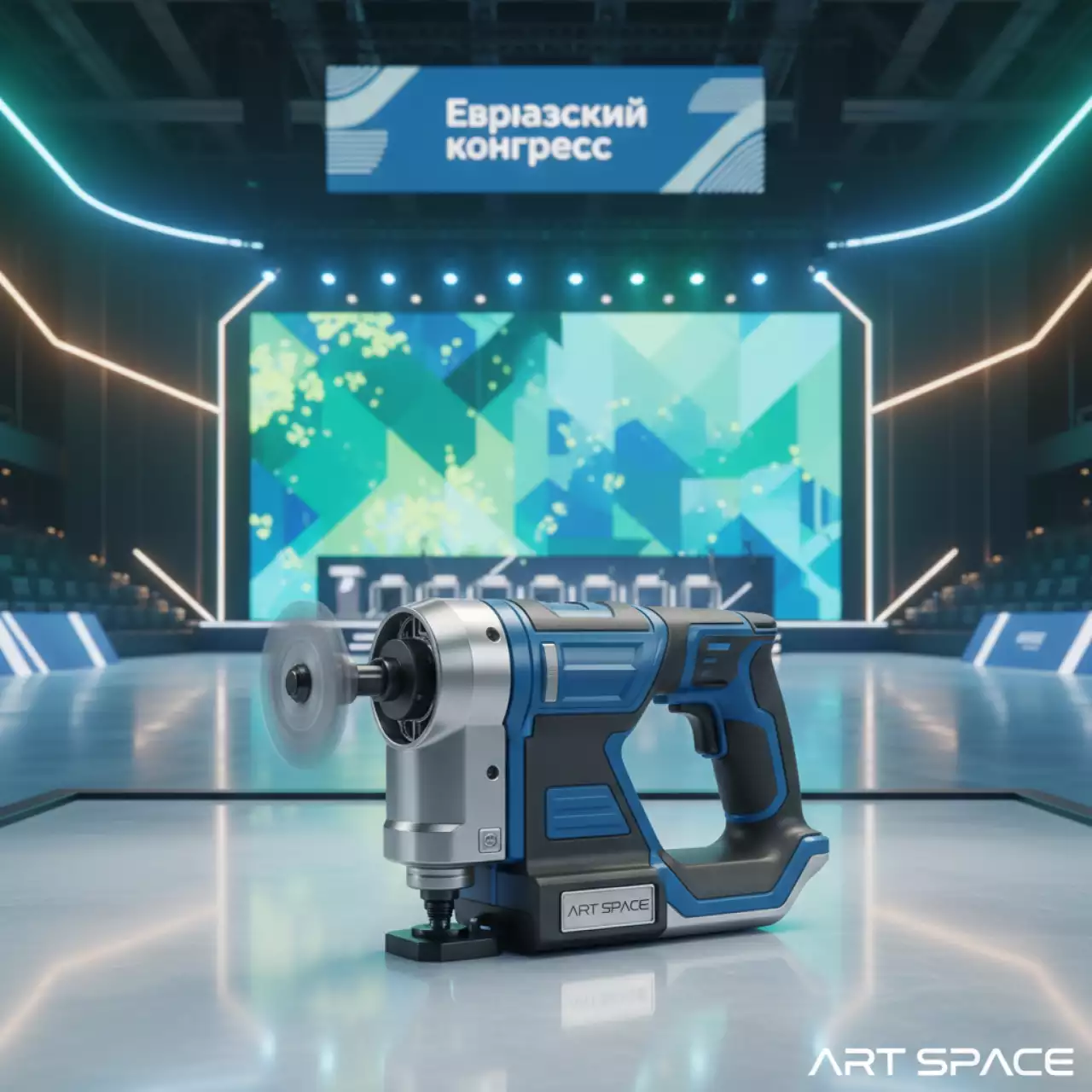 Аренда Реноватор аккумуляторный INGCO CMLI16222 в ледовой арене «Шайба» — ART SPACE