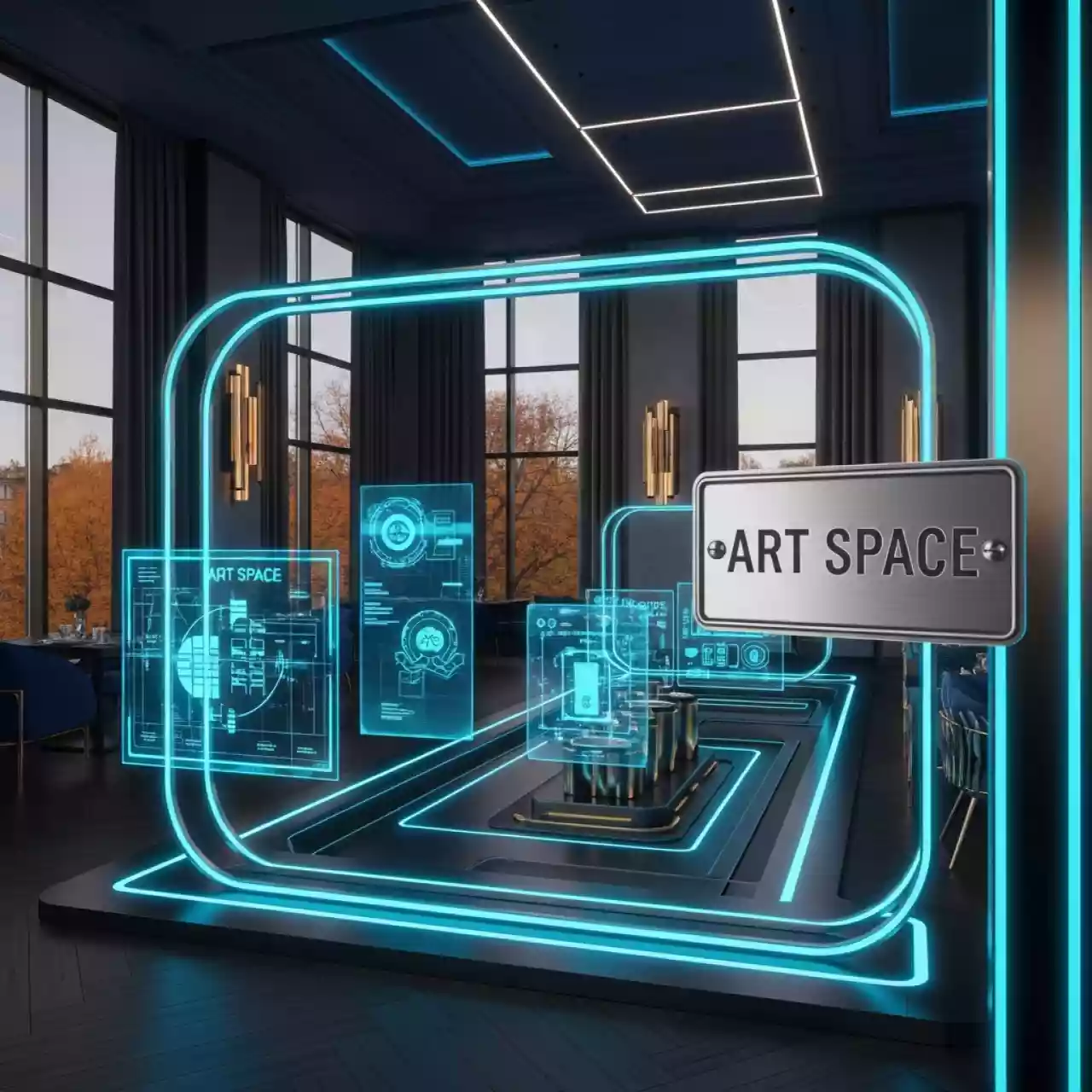 Аренда Решения нестандартные в ресторане «Brunello» — ART SPACE