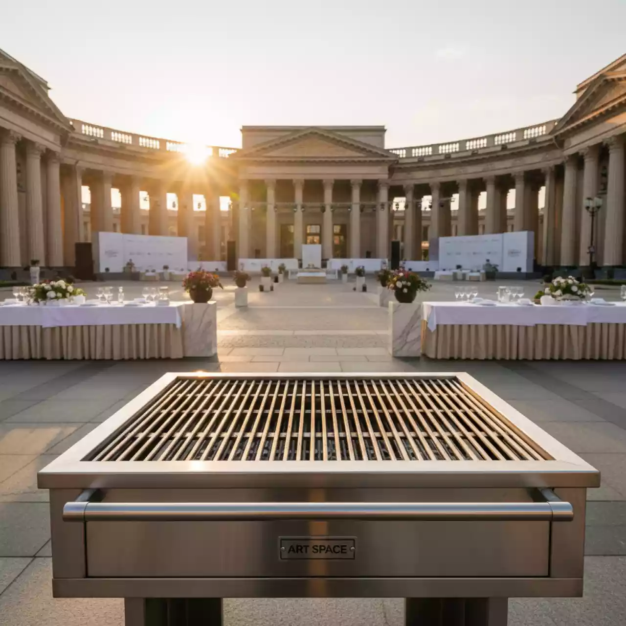 Аренда Решетка гриль на Медальной площади — ART SPACE