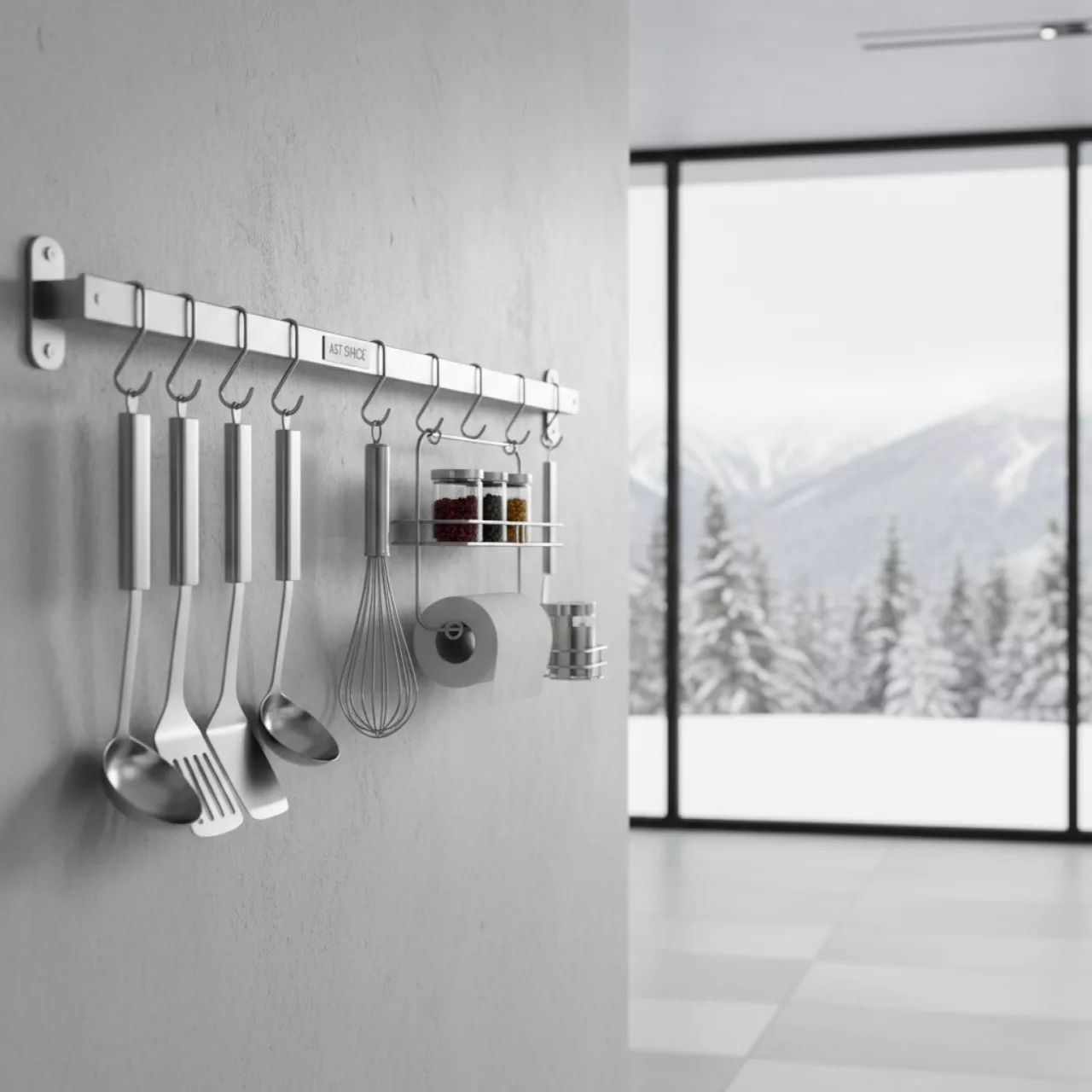 Аренда Рейлинги для кухни и навесные аксессуары в санатории «Заполярье» — ART SPACE