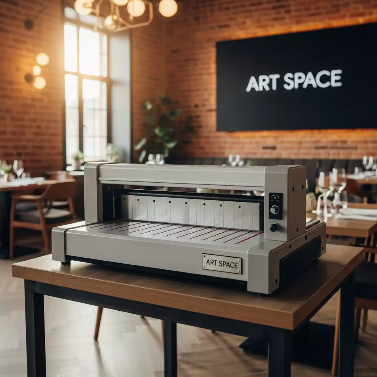 Аренда Резак для бумаги Bulros GC 450 в ресторане «Плакучая Ива» — ART SPACE