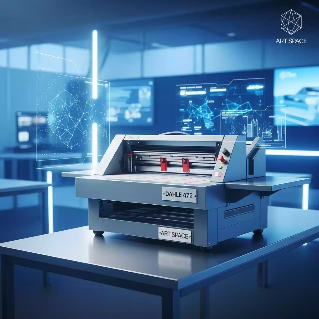 Аренда Резак для бумаги Dahle 472 со столом на территории Морпорта Сочи — ART SPACE