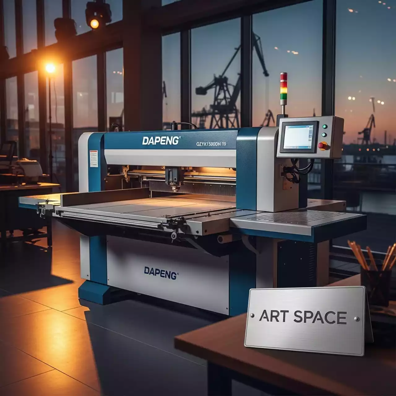 Аренда Резак для бумаги Dapeng QZYK1300DH 19 в зале «Чайка» (Морпорт) — ART SPACE
