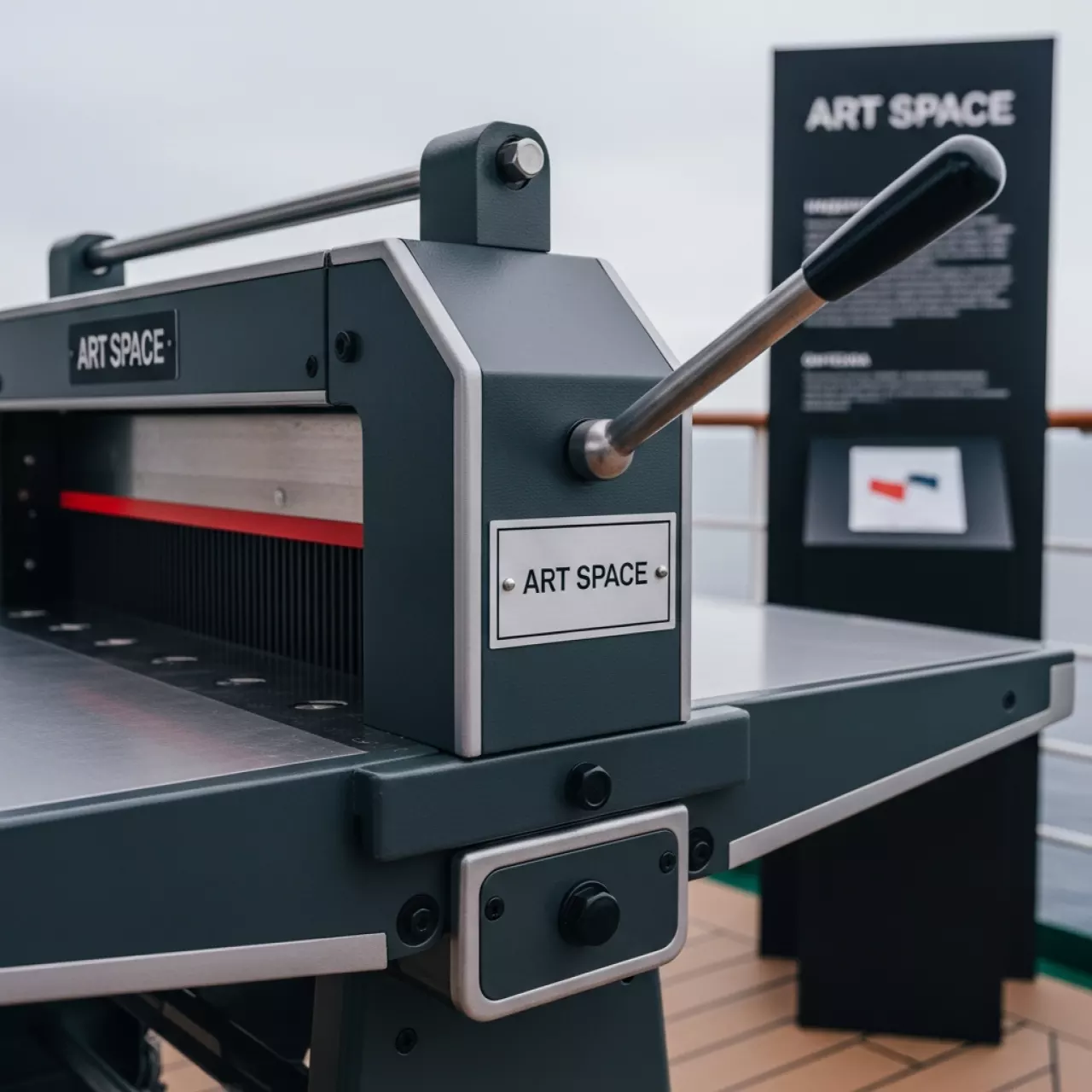 Аренда Резак для бумаги Dapeng QZYK1680DH 10 на VIP теплоходе (Морпорт Сочи) — ART SPACE