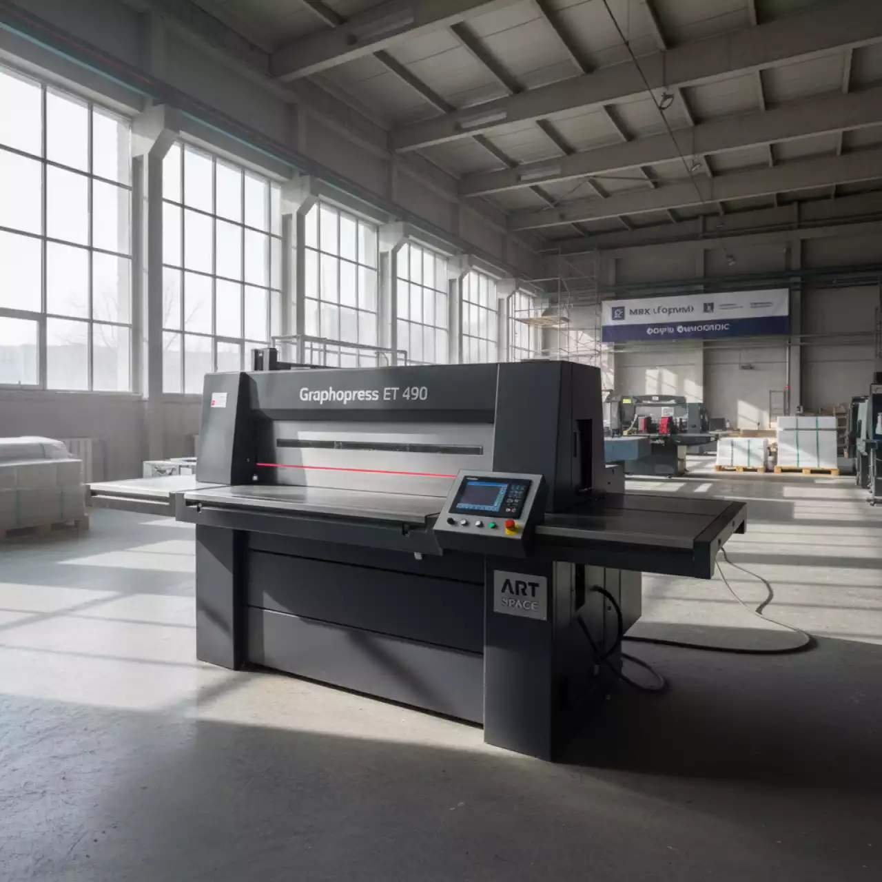 Аренда Резак для бумаги Graphopress ET 490 в МФК «Горный» — ART SPACE