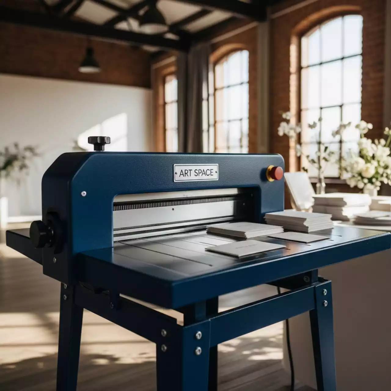 Аренда Резак для бумаги Graphopress ET 720 в этно-парке «Моя Россия» — ART SPACE