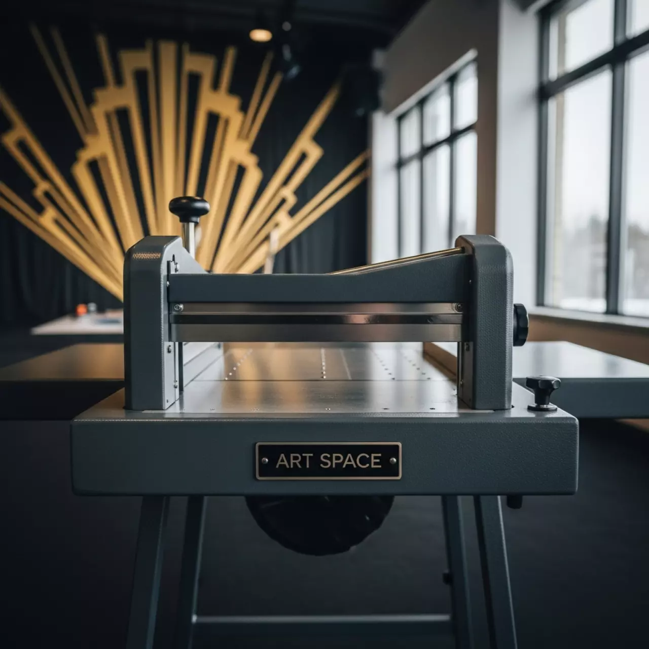 Аренда Резак для бумаги Ideal 4815 в Керлинговом центре «Ледяной куб» — ART SPACE