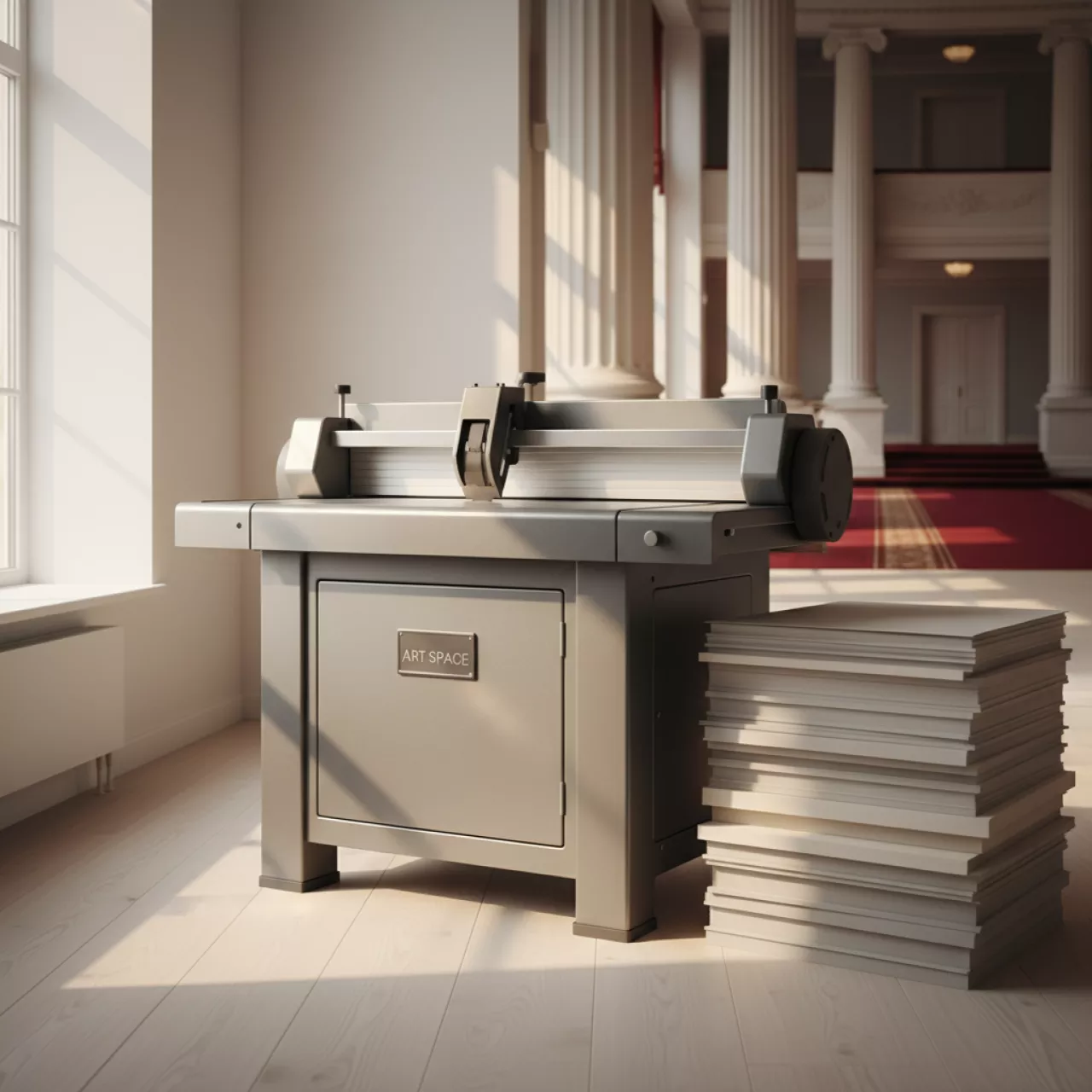 Аренда Резак для бумаги Ideal 4855 в Зимнем театре — ART SPACE