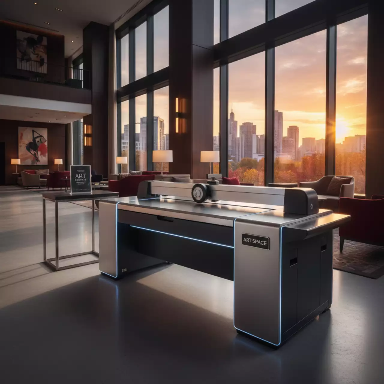 Аренда Резак для бумаги Neolt Light Power Trim 125 в Mövenpick Hotel — ART SPACE