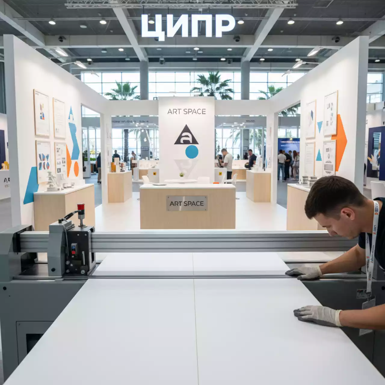 Аренда Резак для пенокартона PingDa M 001 на территории Морпорта Сочи — ART SPACE