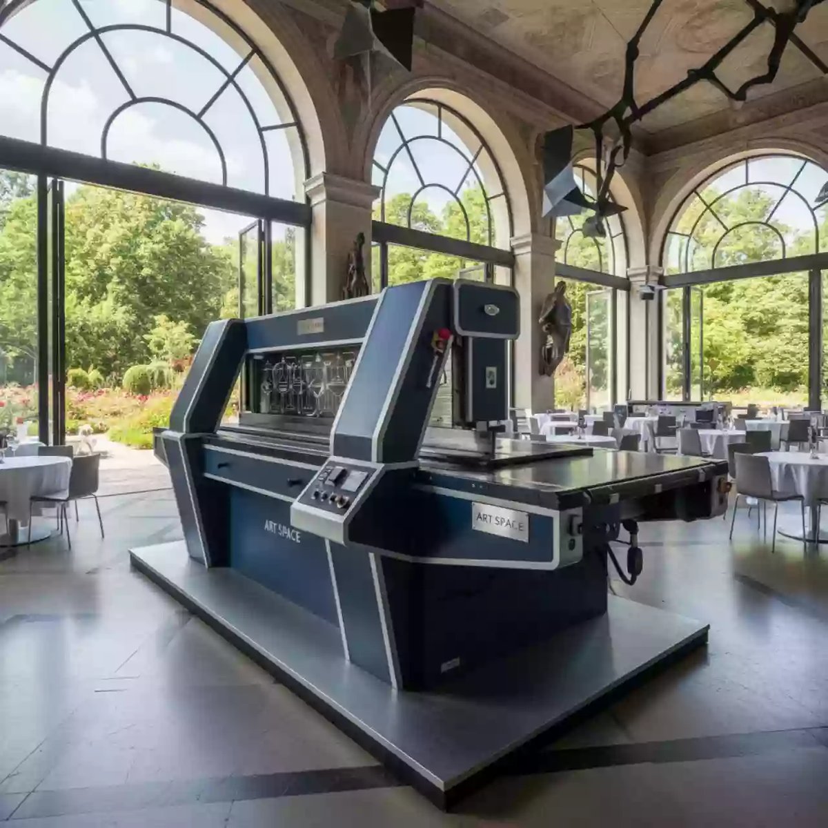 Аренда Резательная машина гидравлическая одноножевая Dapeng SQZK1850DH 19 185 см в ресторане «Магеллан» — ART SPACE