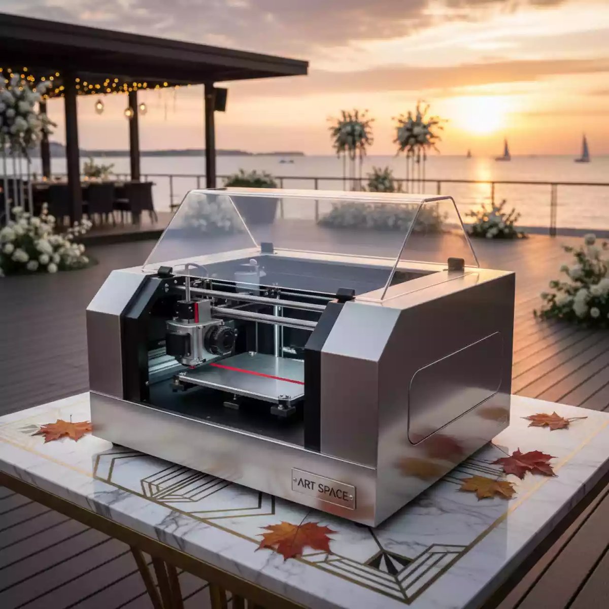 Аренда Резчик гравировщик лазерный Makeblock XTOOL P2S в пляжном комплексе VinoGrad — ART SPACE