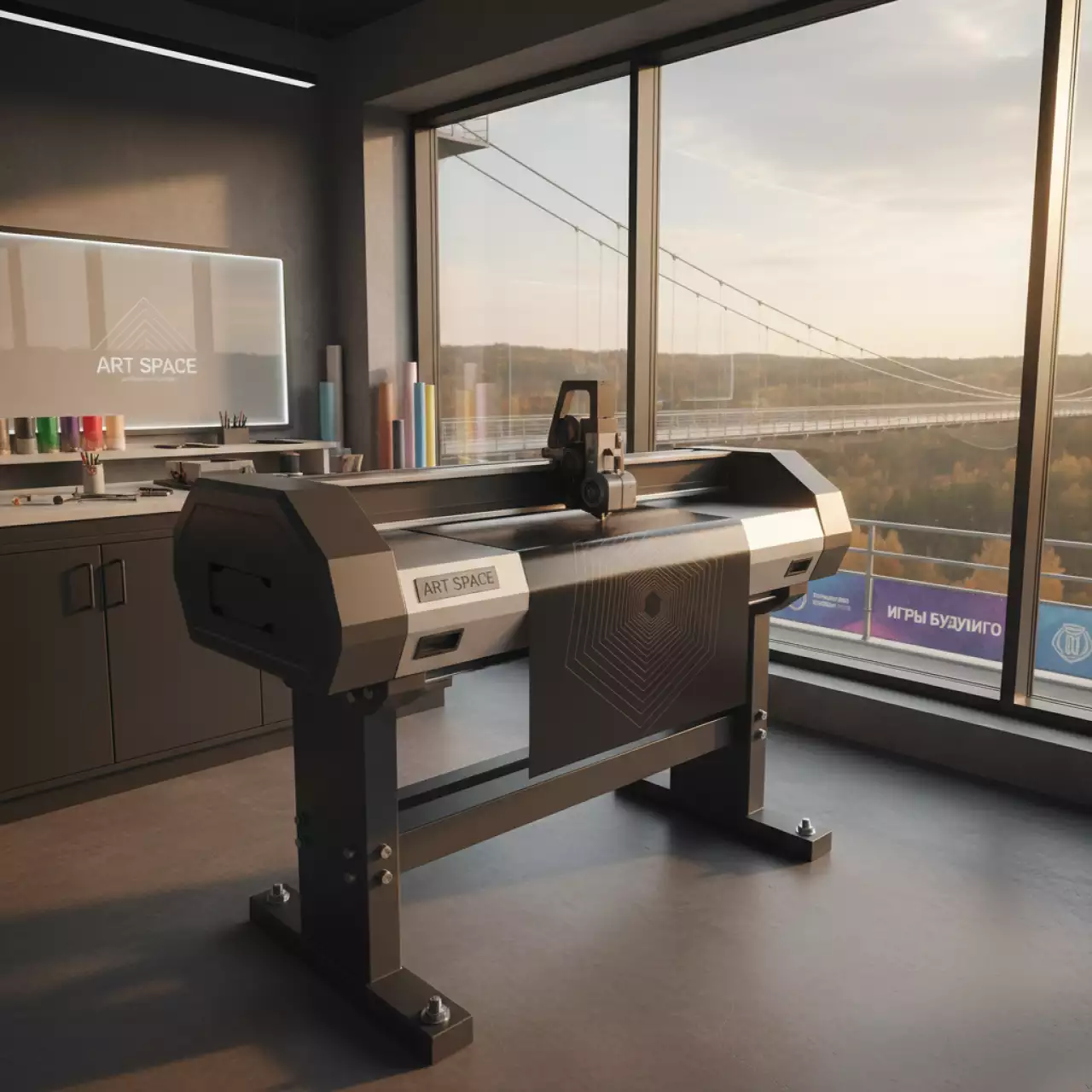 Аренда Режущий плоттер GCC Expert II 52 LX в Skypark Sochi — ART SPACE