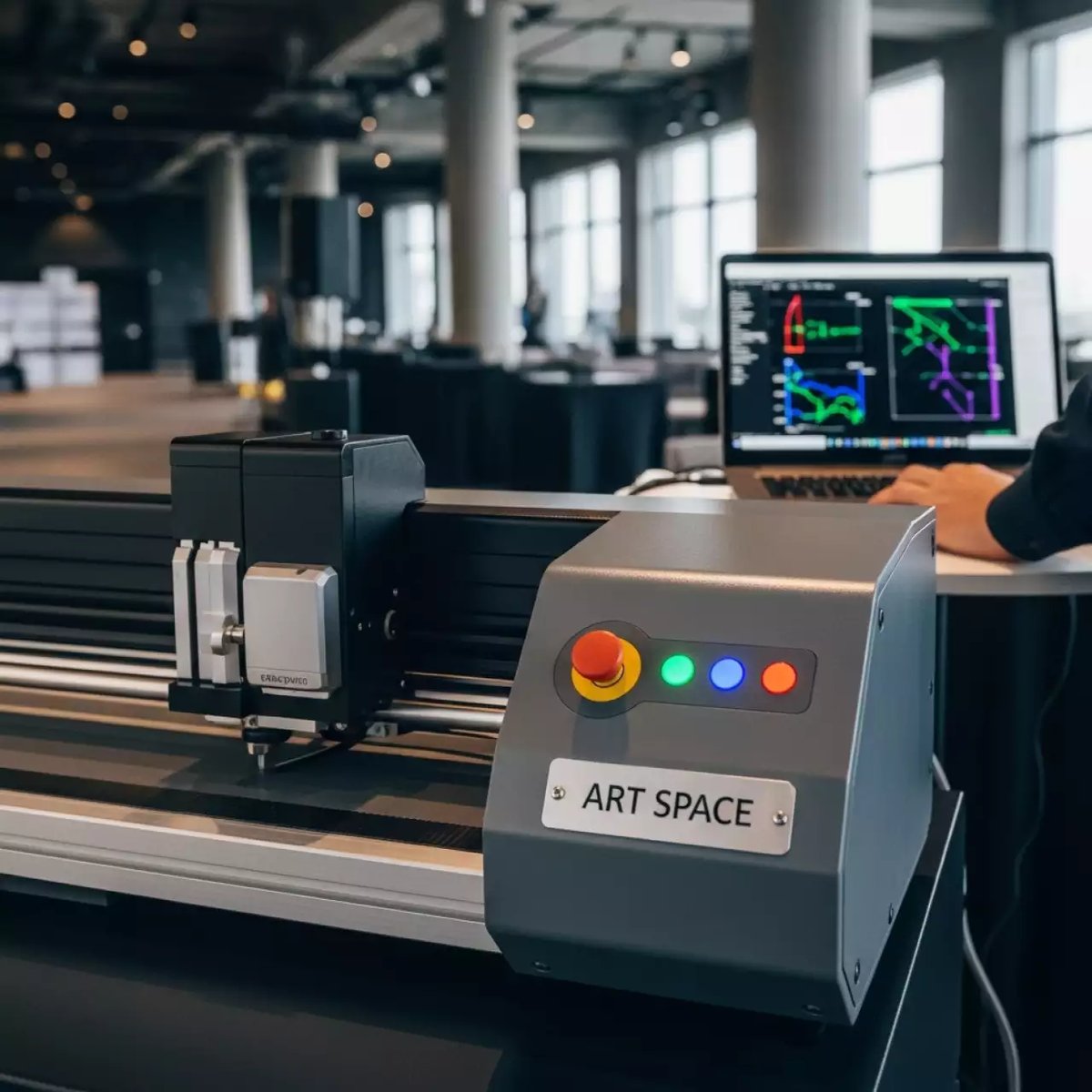 Аренда Режущий плоттер Roland Camm 1 GS 24 в ресторане «Voda» — ART SPACE