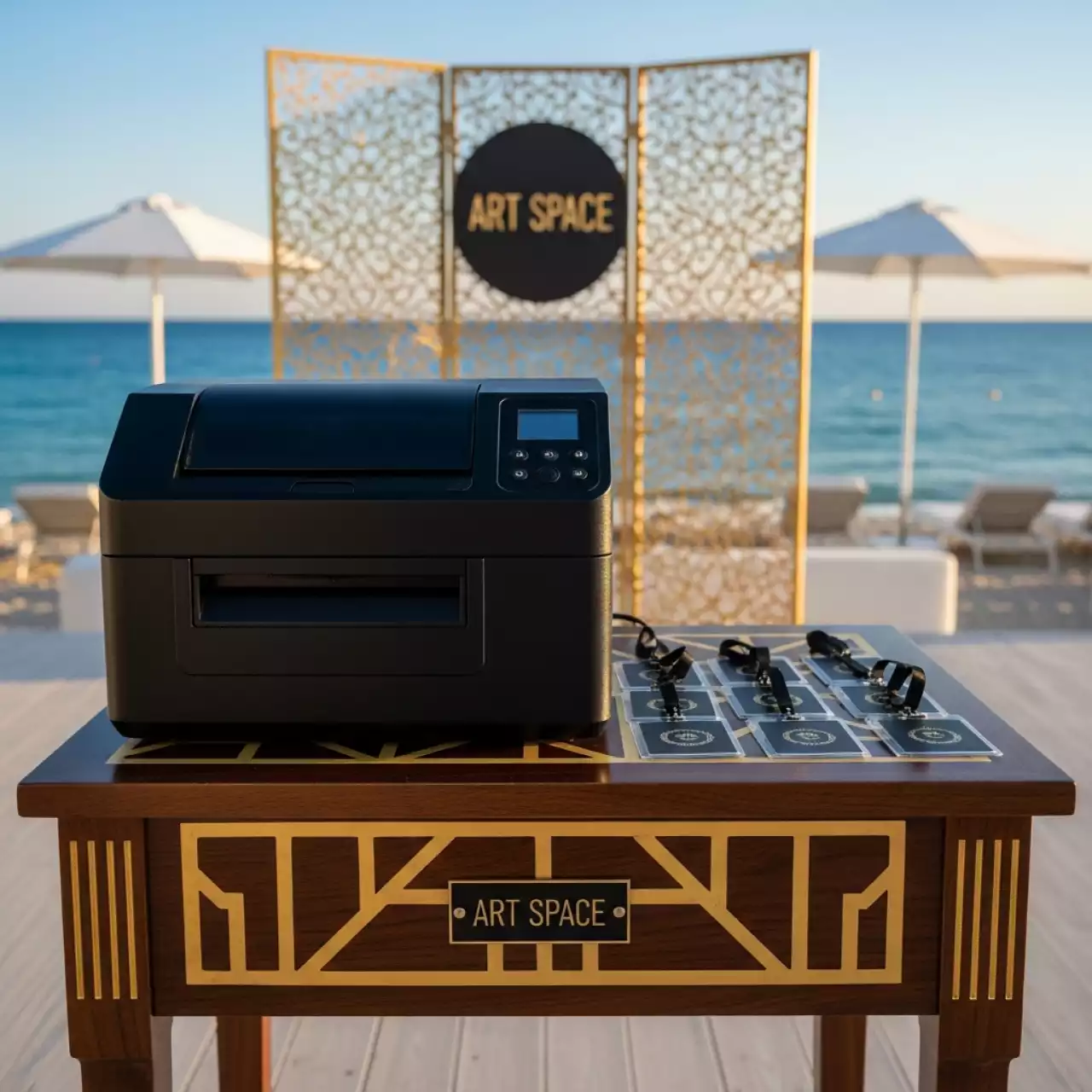 Аренда Риббон Brady R6600 на пляже «Ривьера» — ART SPACE