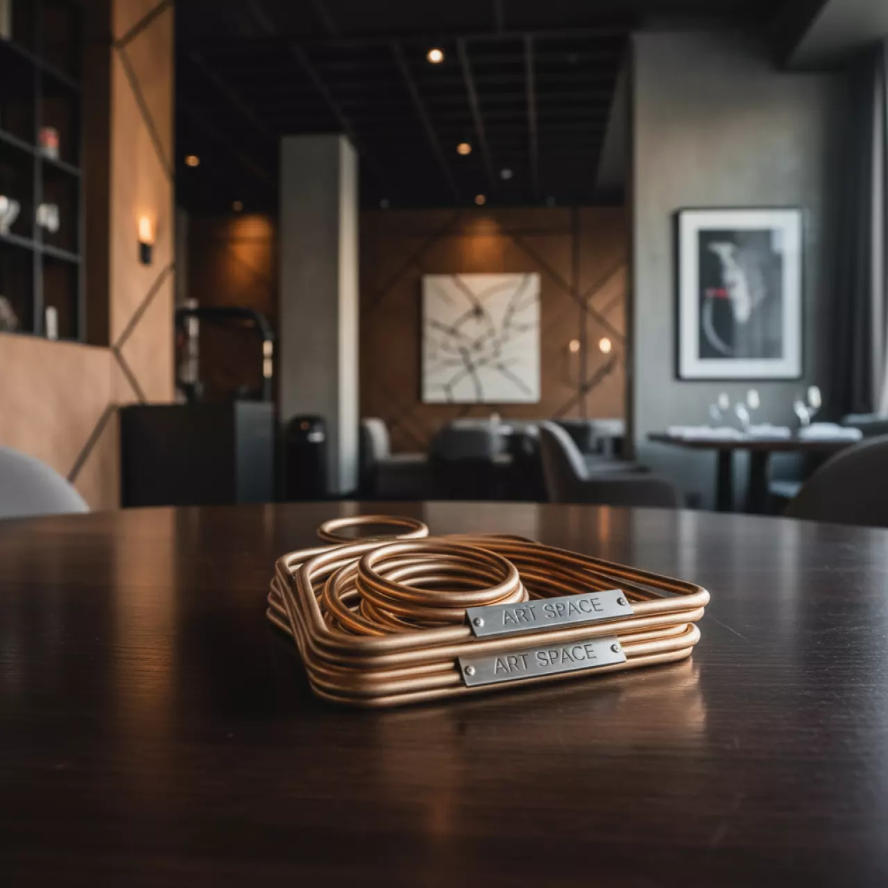 Аренда Ригель для календаря 150 мм 1000 бронзовых в ресторане «La Terrazza» — ART SPACE