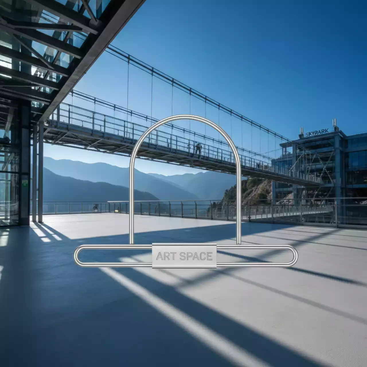 Аренда Ригель для календаря 150 мм серебряный в Skypark Sochi — ART SPACE