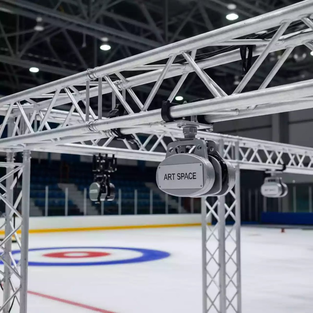 Аренда Риггинг комплект в Керлинговом центре «Ледяной куб» — ART SPACE