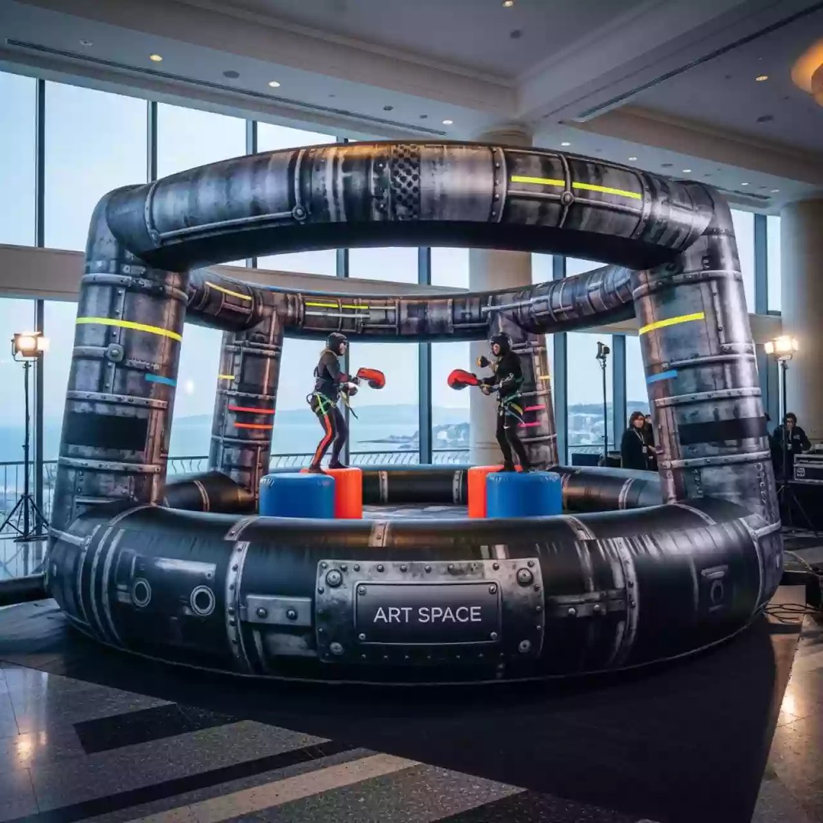 Аренда Ринг надувной гладиаторы в отеле Hyatt Regency Sochi — ART SPACE