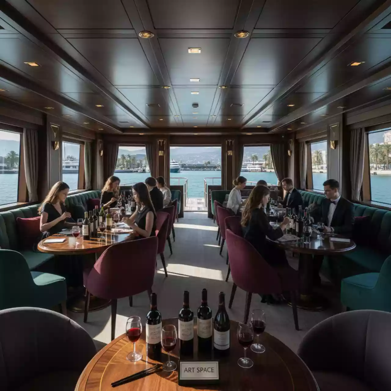 Аренда Рисование вином мастер класс на VIP-яхте (Имеретинский порт) — ART SPACE