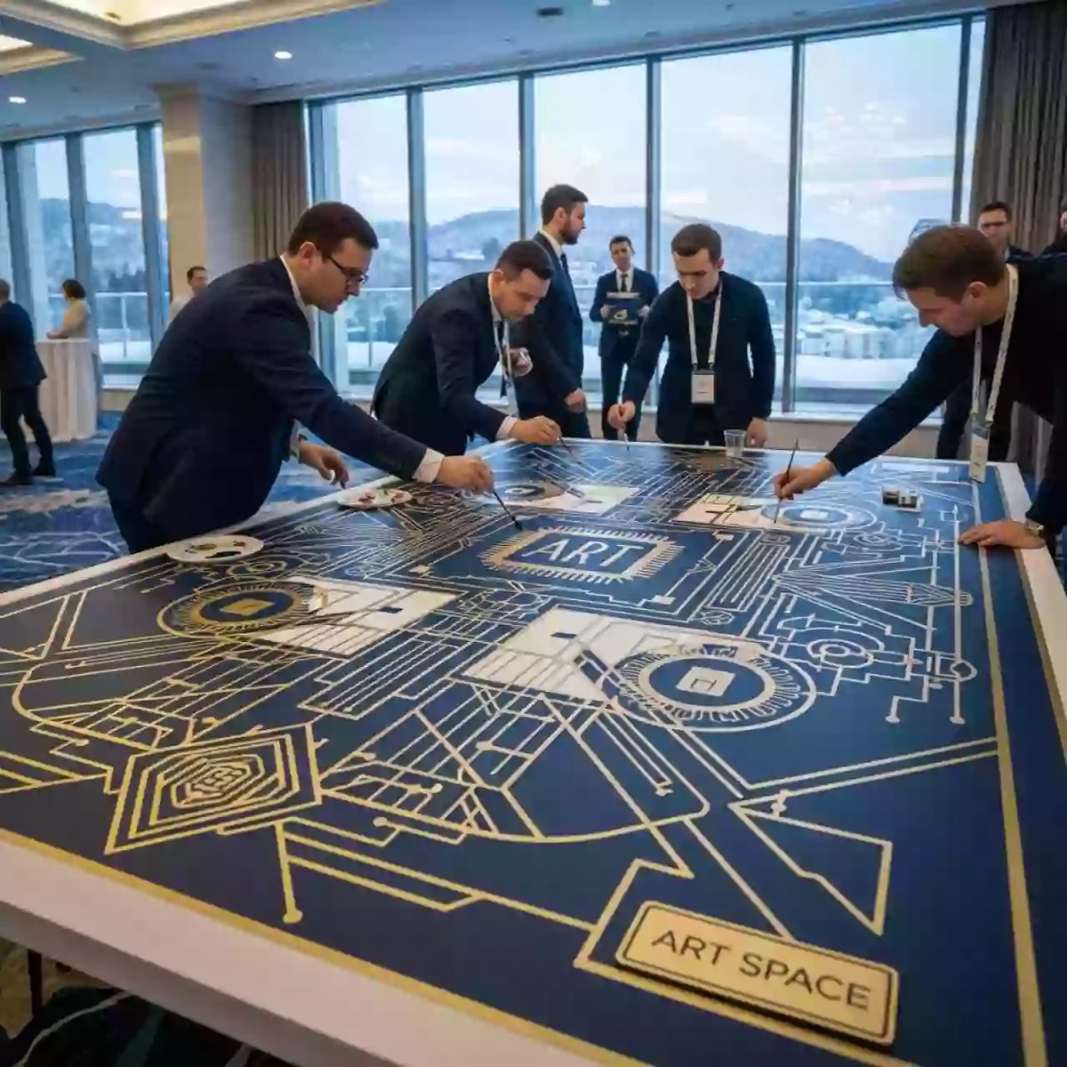 Аренда Рисунок командный в Сочи Парк Отеле — ART SPACE