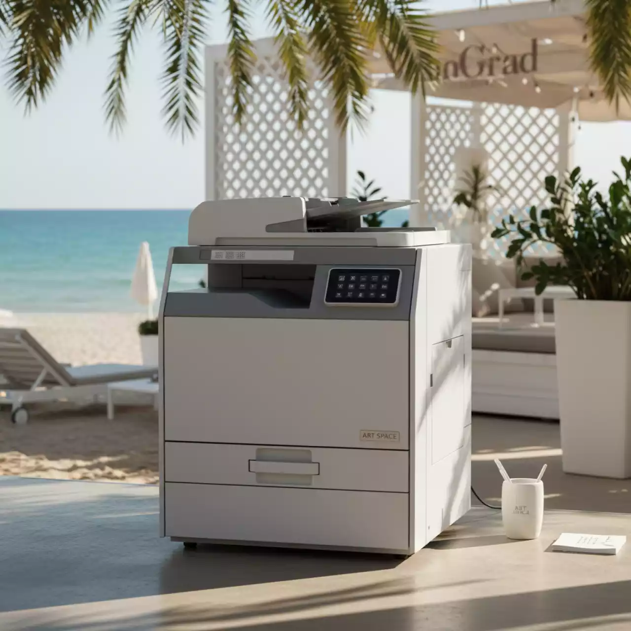 Аренда Ризограф Duplo DP G200 в пляжном комплексе VinoGrad — ART SPACE