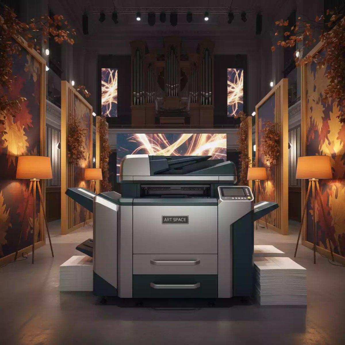 Аренда Ризограф Riso SF 9390 в Зале органной и камерной музыки — ART SPACE