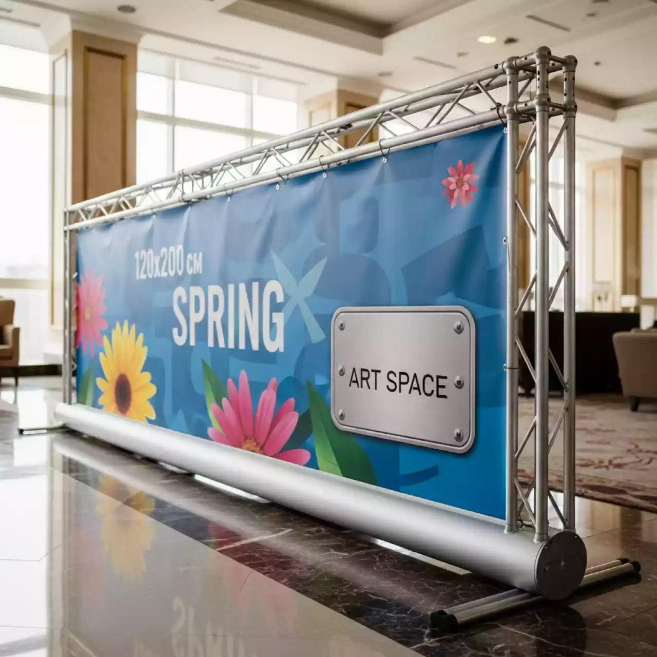 Аренда Ролл ап стенд односторонний 120х200 см в Grand Karat Sochi — ART SPACE