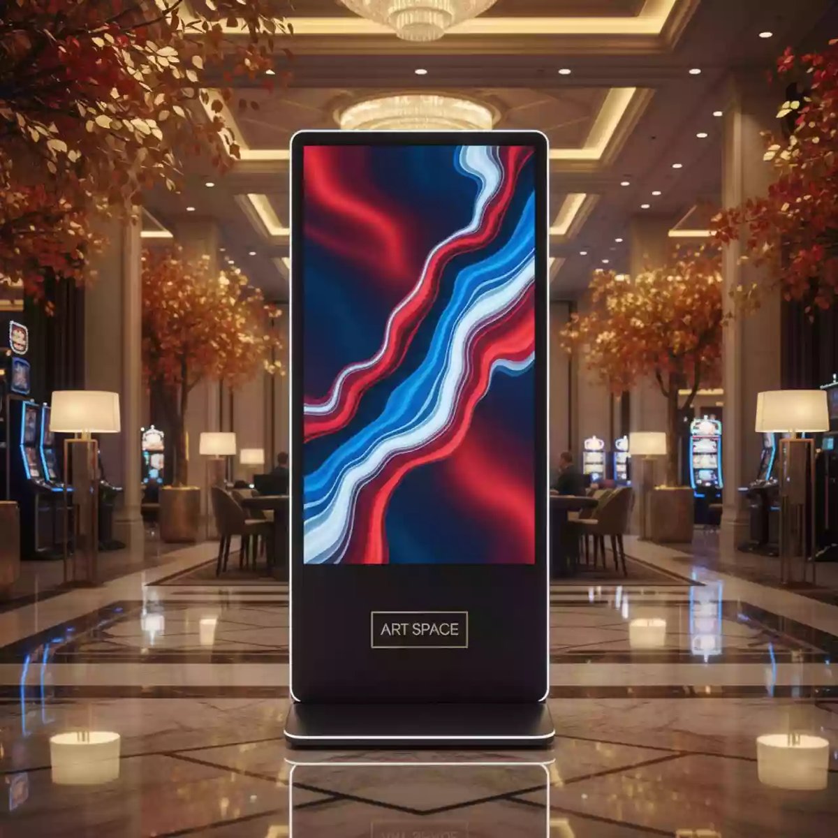 Аренда Роллап светодиодный LED iPoster в казино «Сочи» — ART SPACE