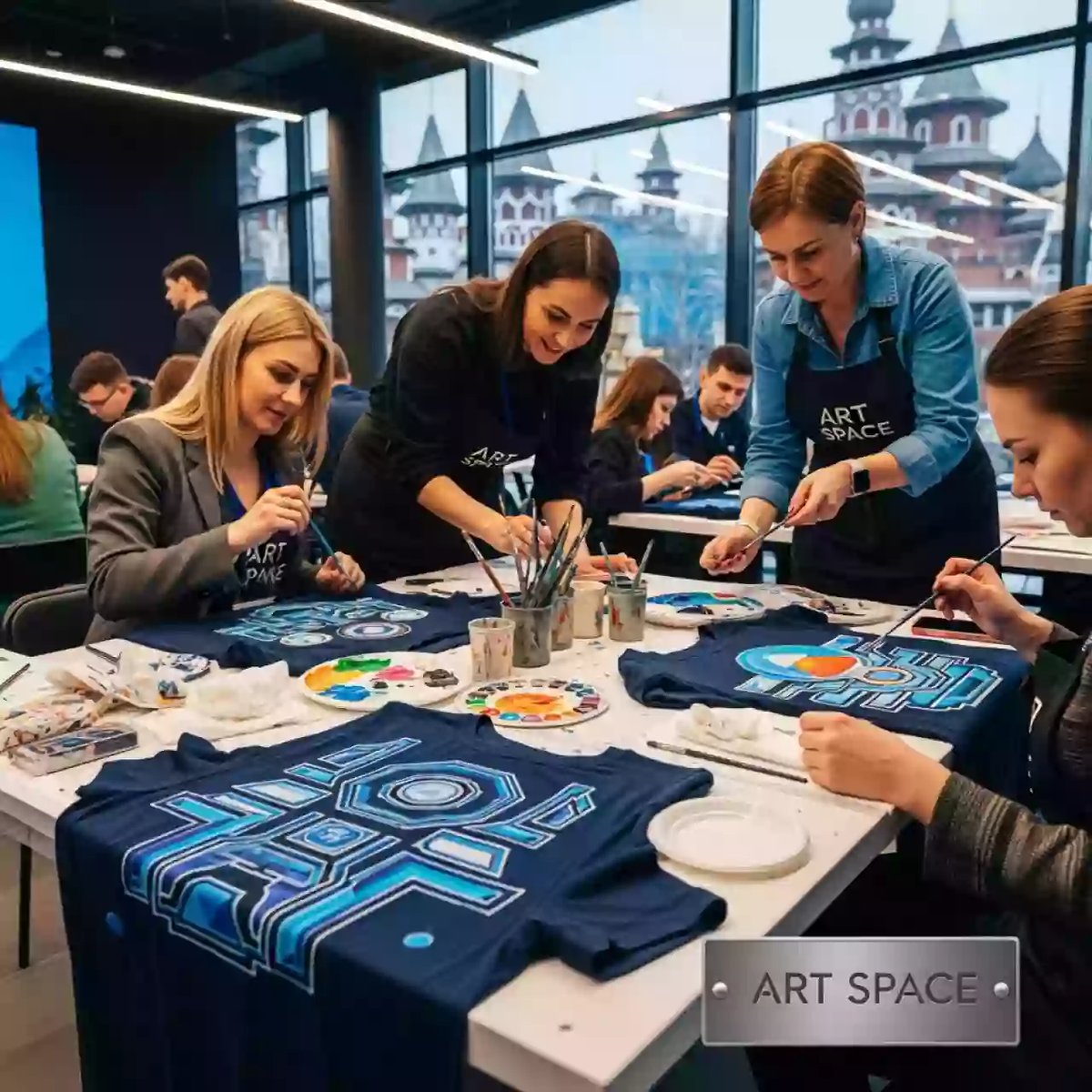 Аренда Роспись футболок в этно-парке «Моя Россия» — ART SPACE