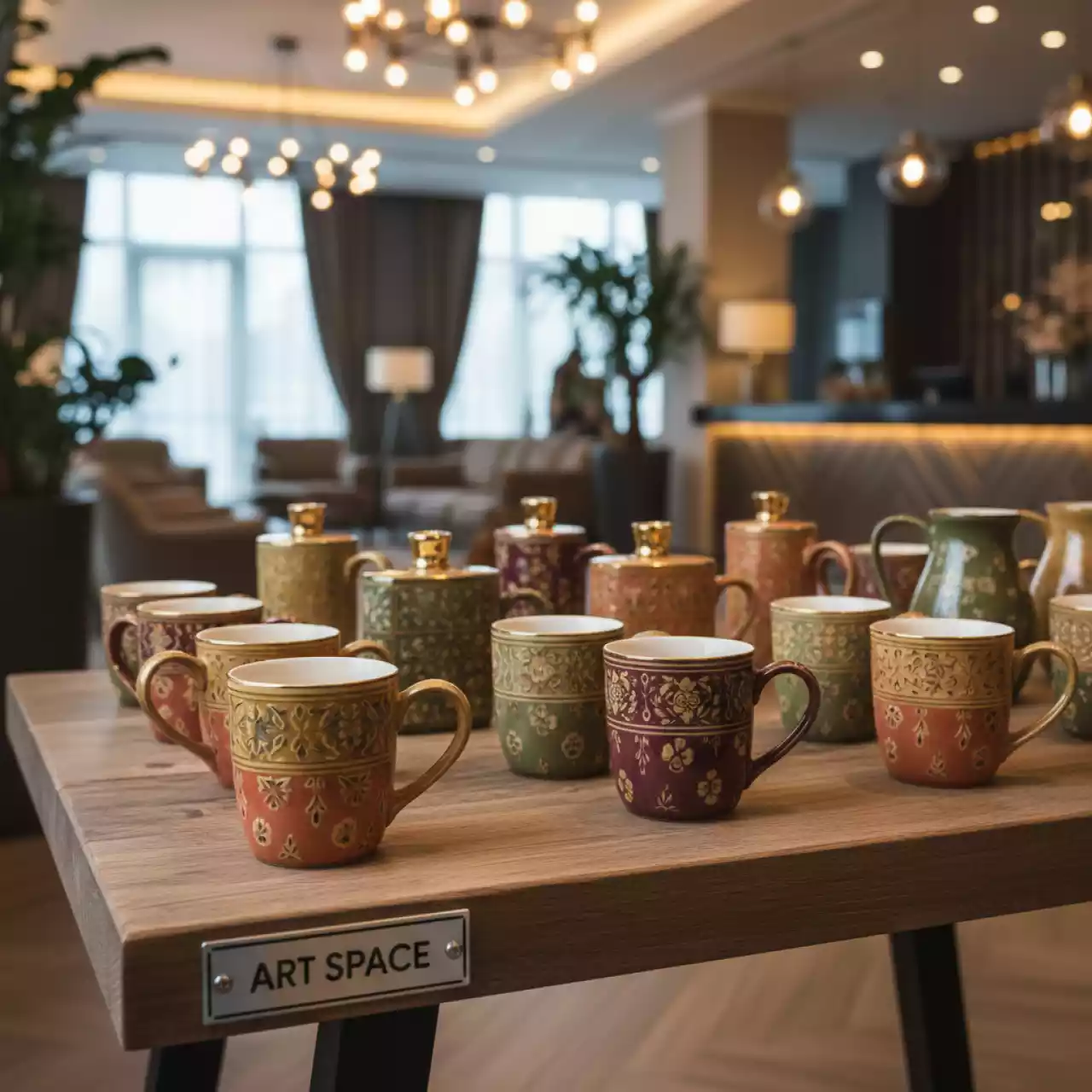 Аренда Роспись кружек и фляжек в Radisson Hotel Rosa Khutor — ART SPACE