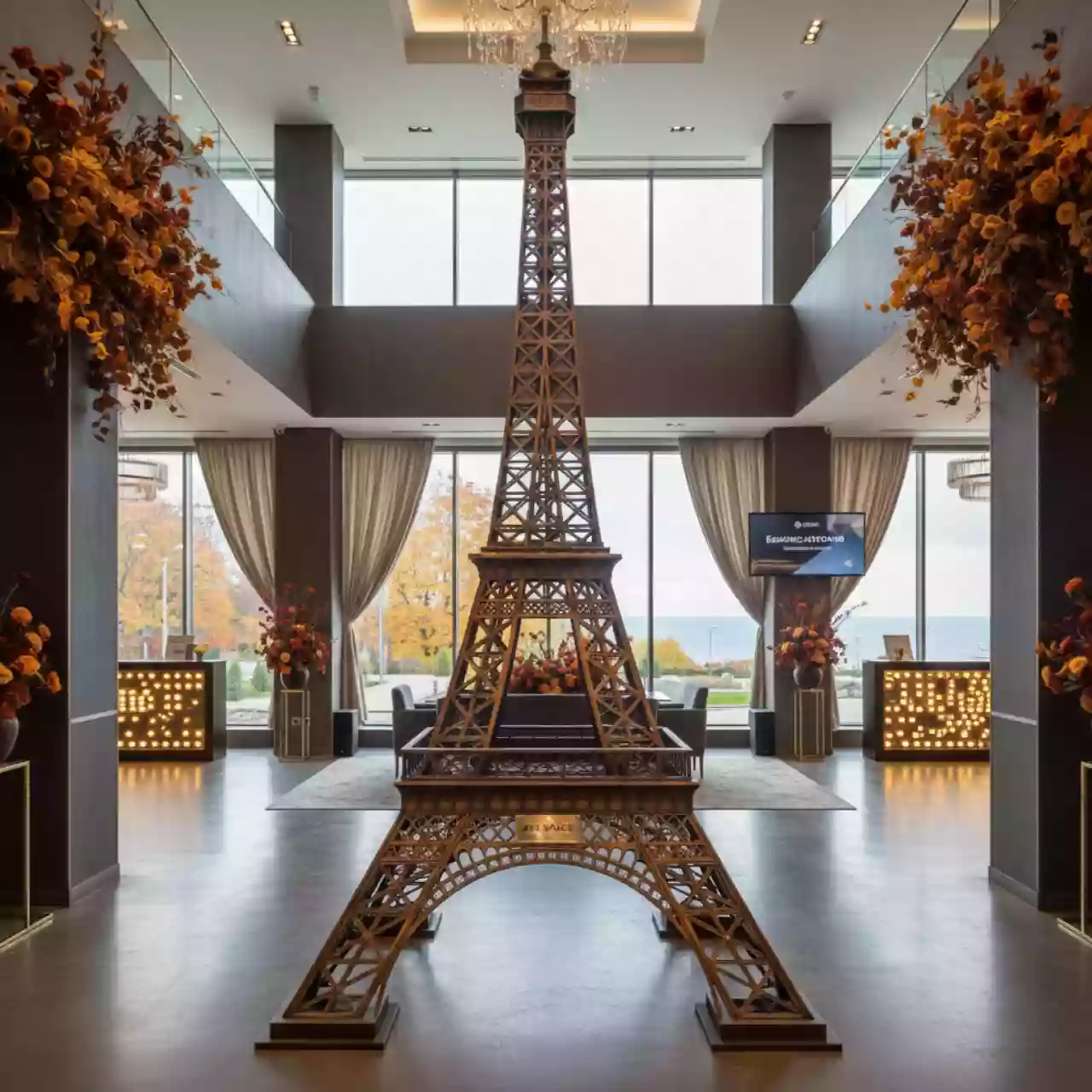 Аренда Ростовая фигура Эйфелева башня Гранд Отель Сочи — ART SPACE