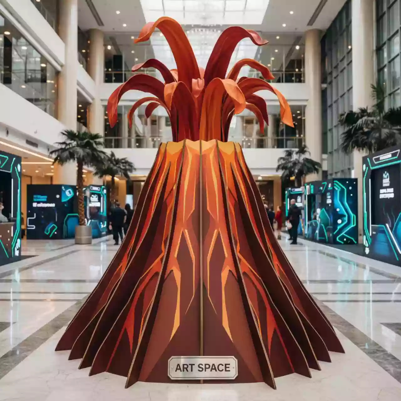 Аренда Ростовая фигура вулкан Radisson Blu Resort & Congress Centre — ART SPACE