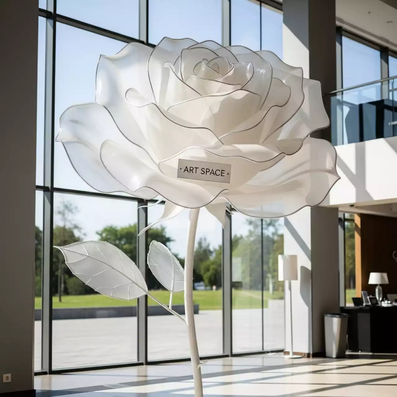 Аренда Роза большая белая в Sport Inn Hotel & Wellness — ART SPACE