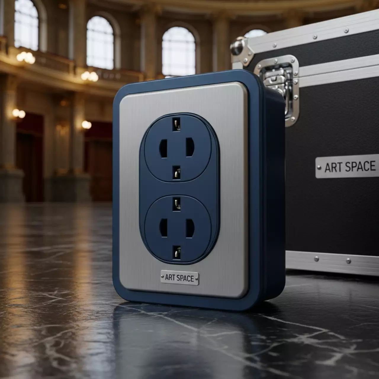 Аренда Розетка четырехместная Schneider Electric в Зимнем театре — ART SPACE