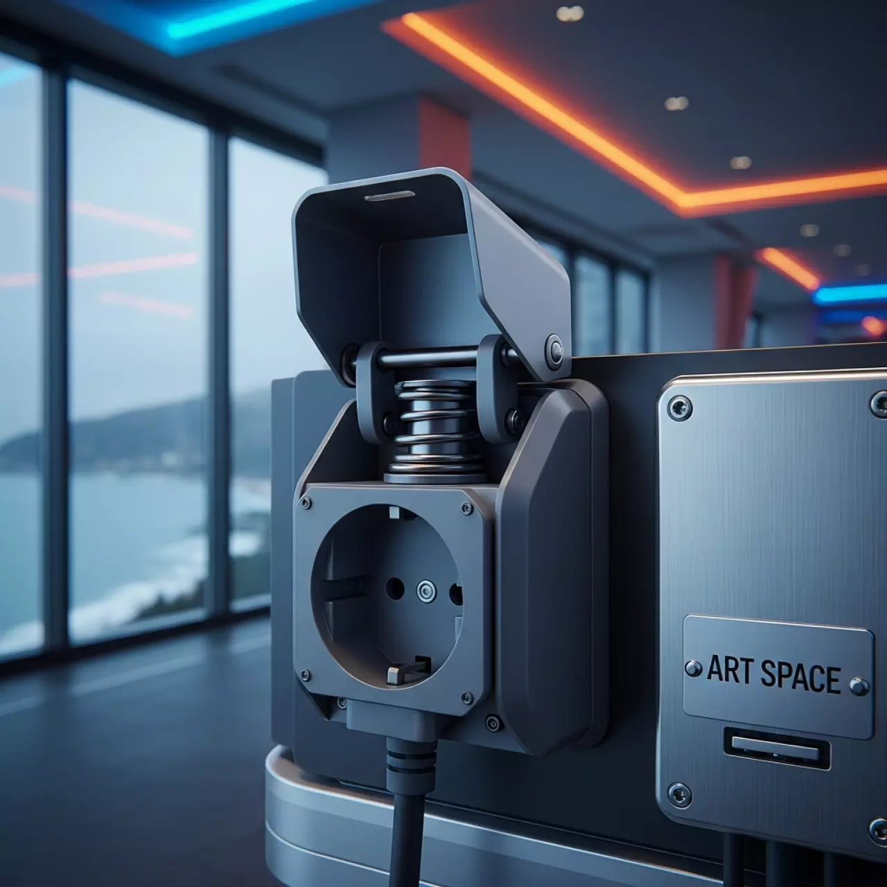 Аренда Розетка с заземлением серая IEK Форс в City Park Hotel Sochi — ART SPACE