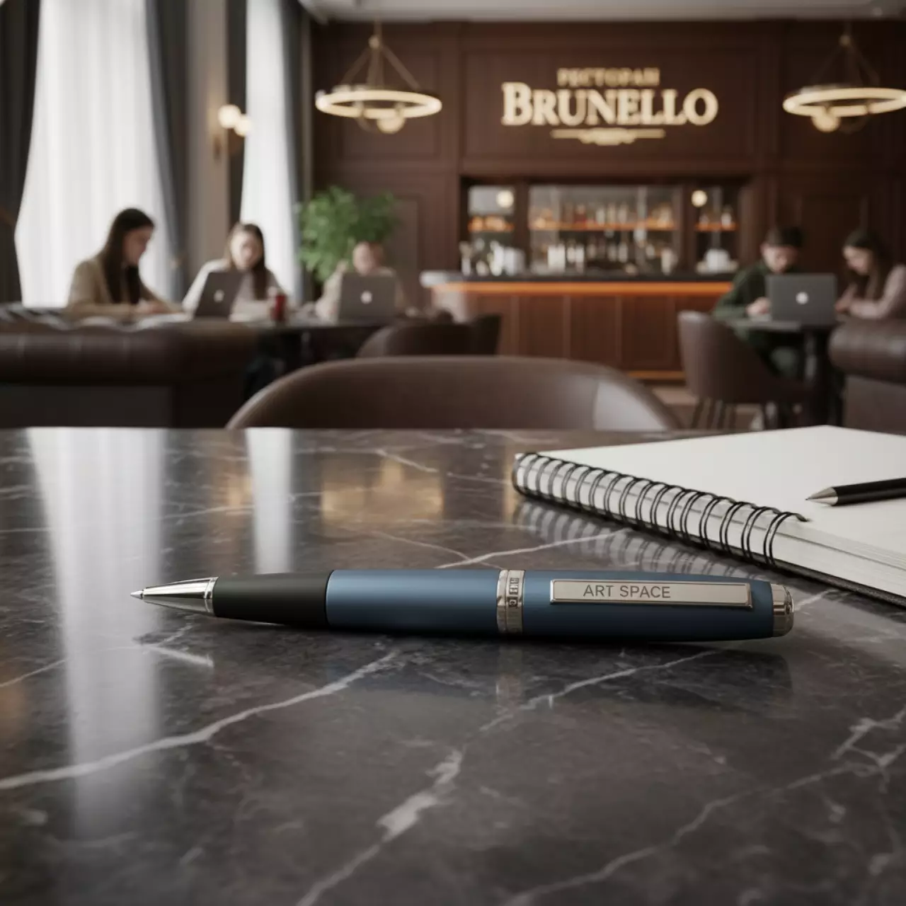 Аренда Ручка шариковая в ресторане «Brunello» — ART SPACE