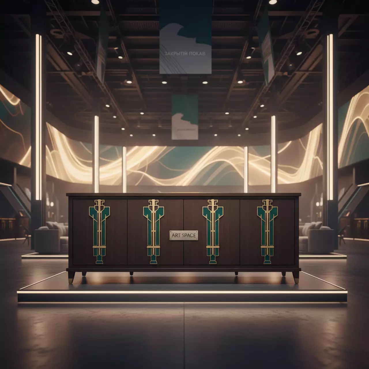 Аренда Ручки рейлинги мебельные в Сириус Арене — ART SPACE