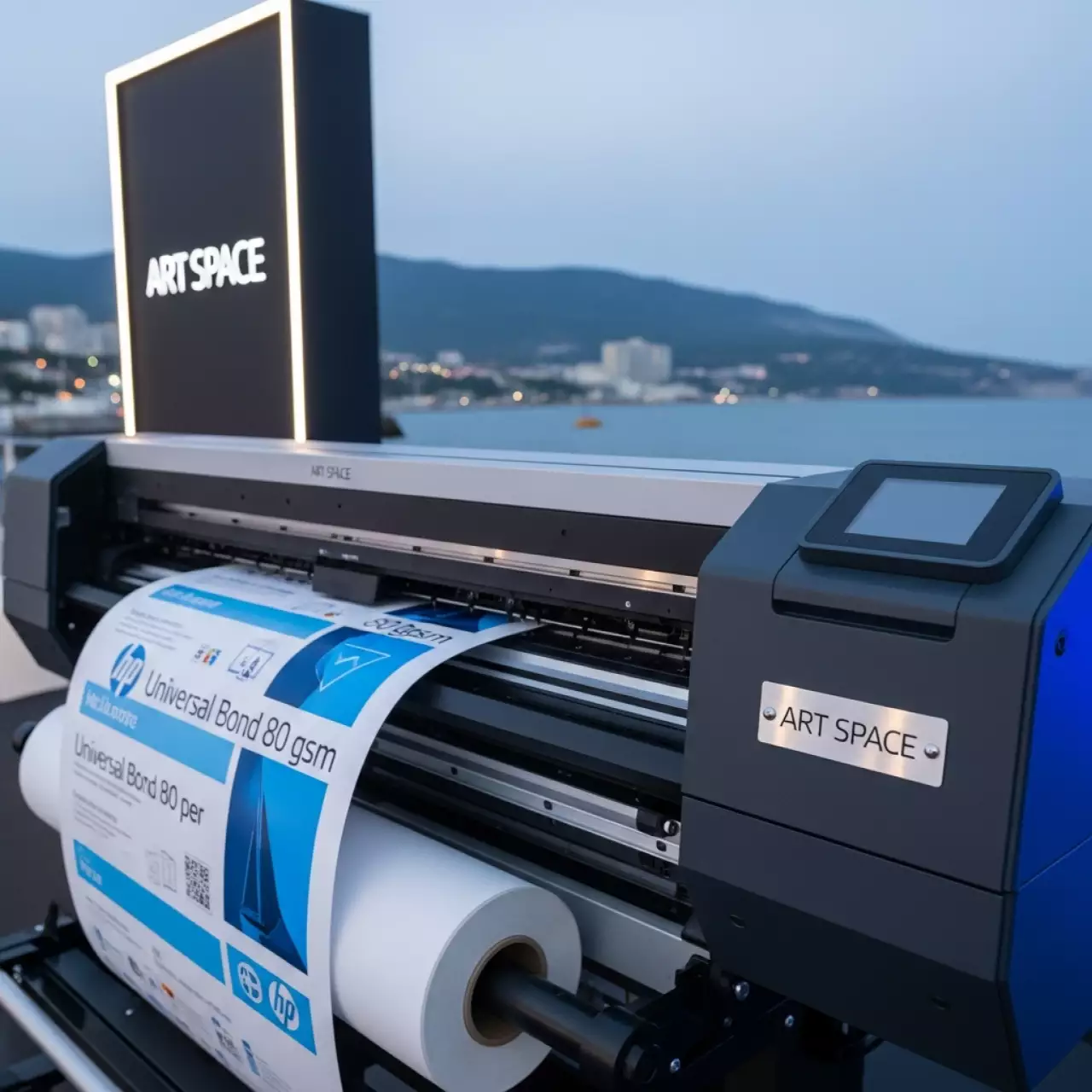 Аренда Рулонная бумага без покрытия HP Universal Bond Paper 80 г м² 594х91.4 м на парусной регате (Сочи) — ART SPACE