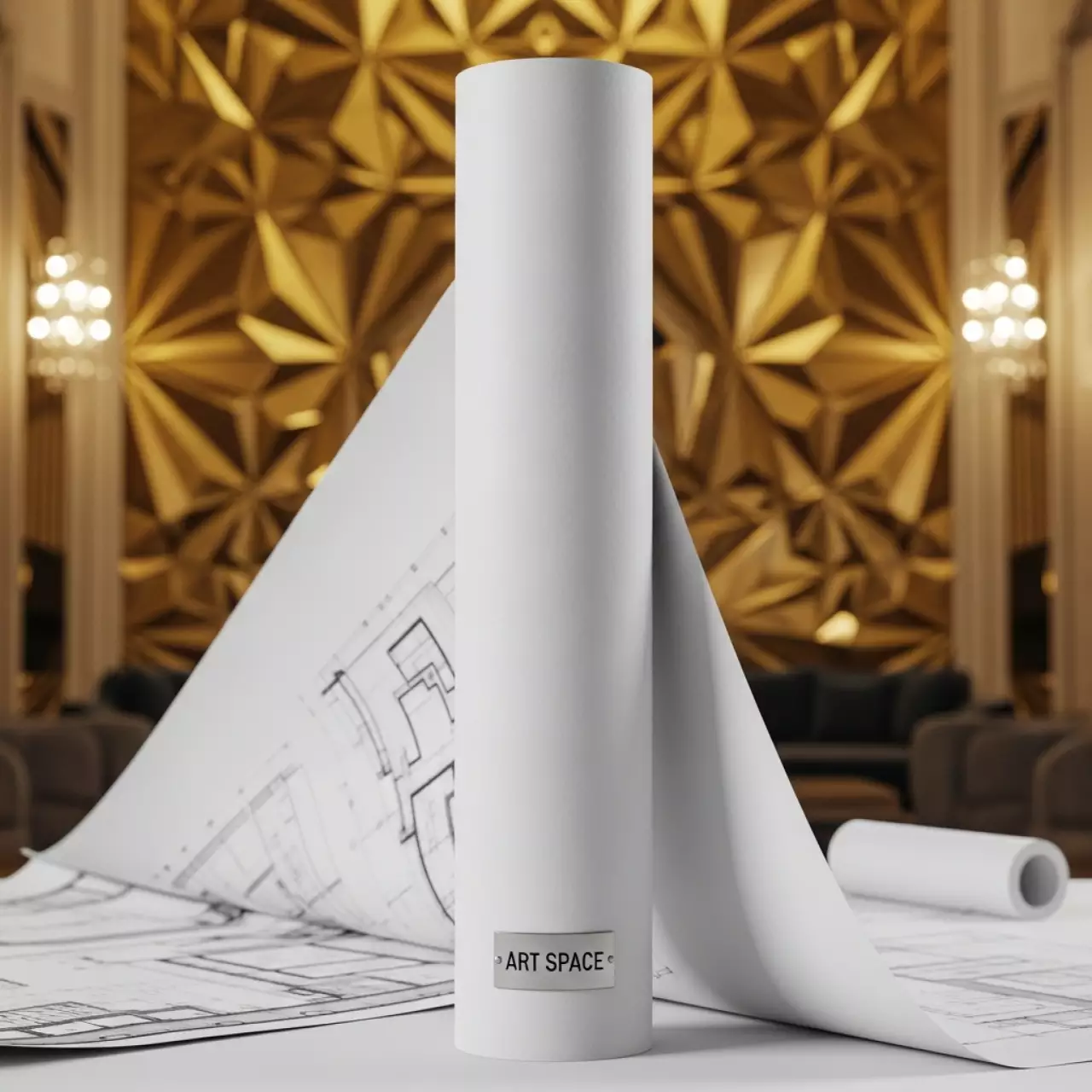 Аренда Рулонная бумага для плоттера Albeo InkJet Coated Paper Universal с покрытием 120 г м² 1067x30,5 м в Rodina Grand Hotel & SPA — ART SPACE