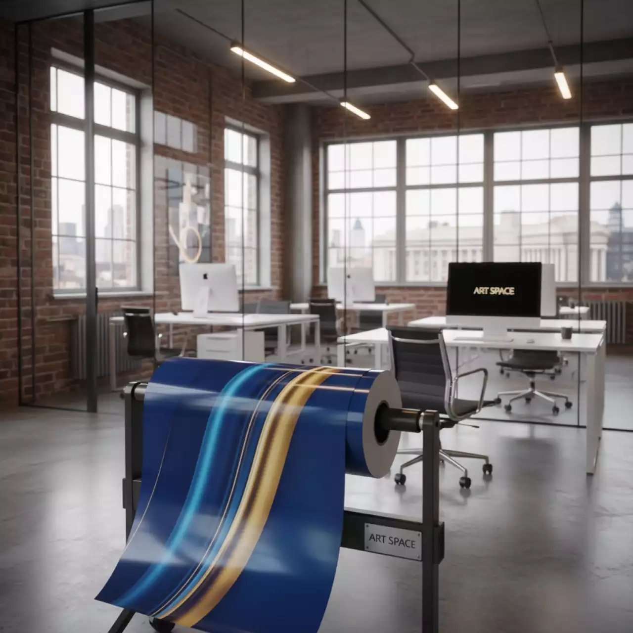 Аренда Рулонная бумага для плоттера Canon Glossy Photo Paper PEFC 200 г м² 914x30 м на Медальной площади — ART SPACE