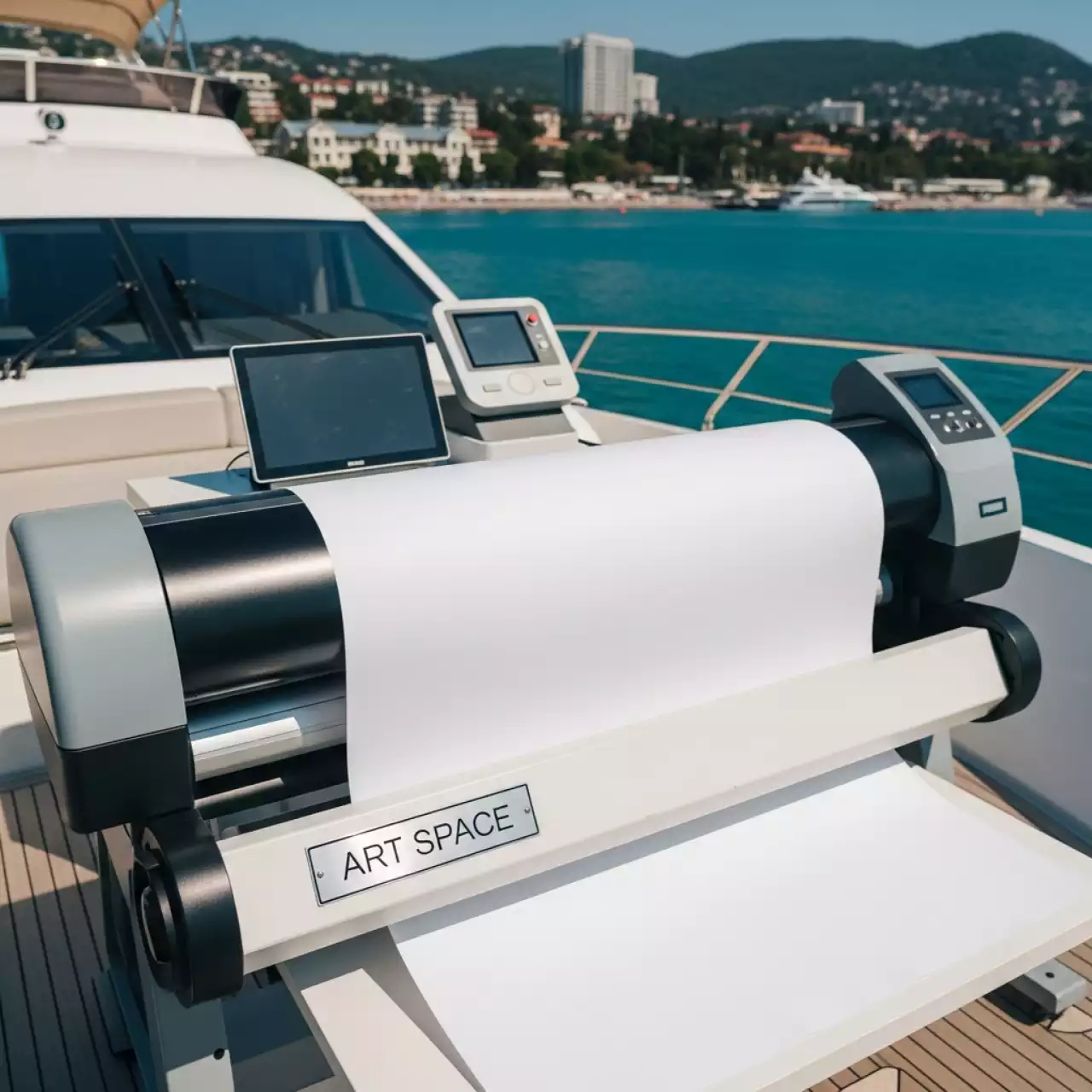 Аренда Рулонная бумага для плоттера Canon Opaque White Paper 120 г м² 1067x30 м на VIP-яхте (Имеретинский порт) — ART SPACE